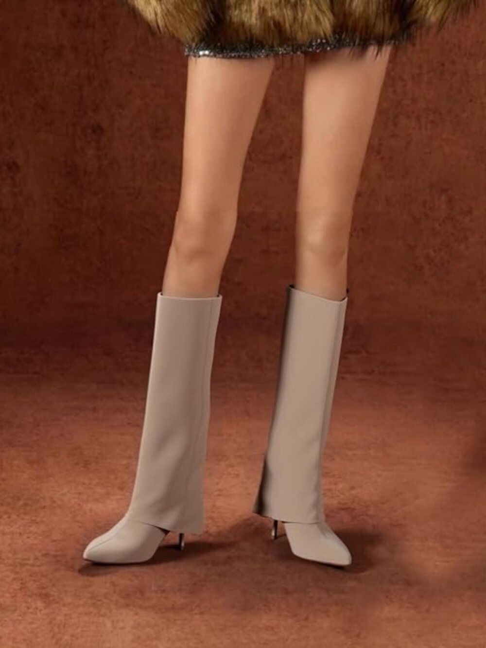 Women's Suede Knee High Boots